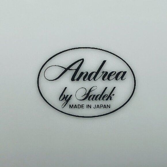 Vintage Andrea by Sadek Spring Night Floral Porcelain Cake Plate - Picture 5 of 6